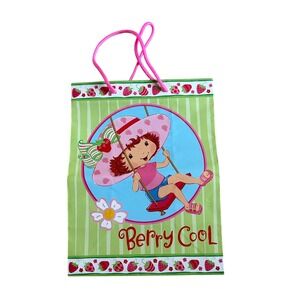 Vintage Y2K 2003 Strawberry Shortcake Gift Bag American Greetings Present